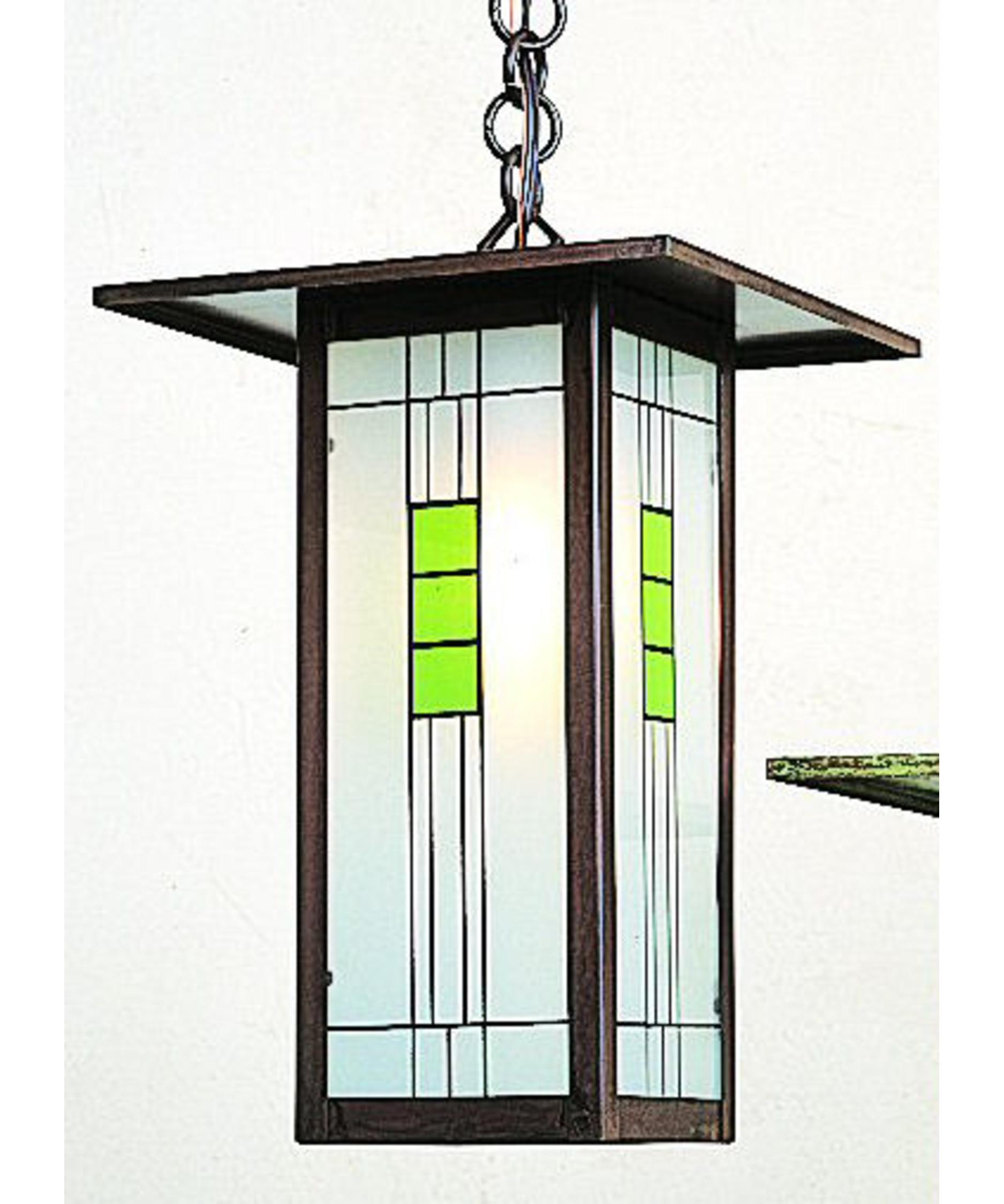 Arroyo Craftsman Franklin 1 Light Outdoor Hanging Lantern Capitol