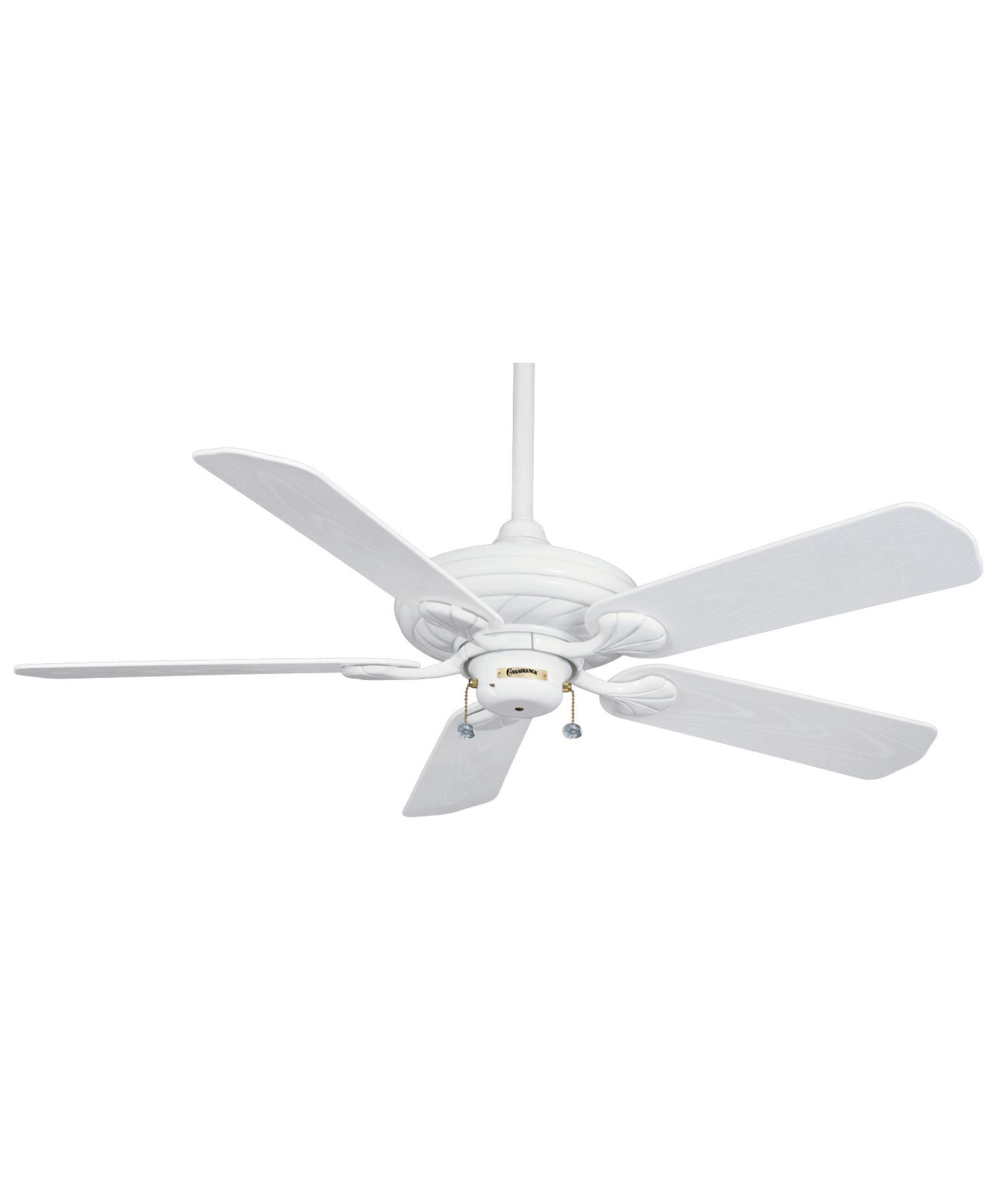 Casablanca Lanai Ceiling Fan Capitol Lighting 1 800lighting Com Shown In Snow White Finish With Optional Matte Blades