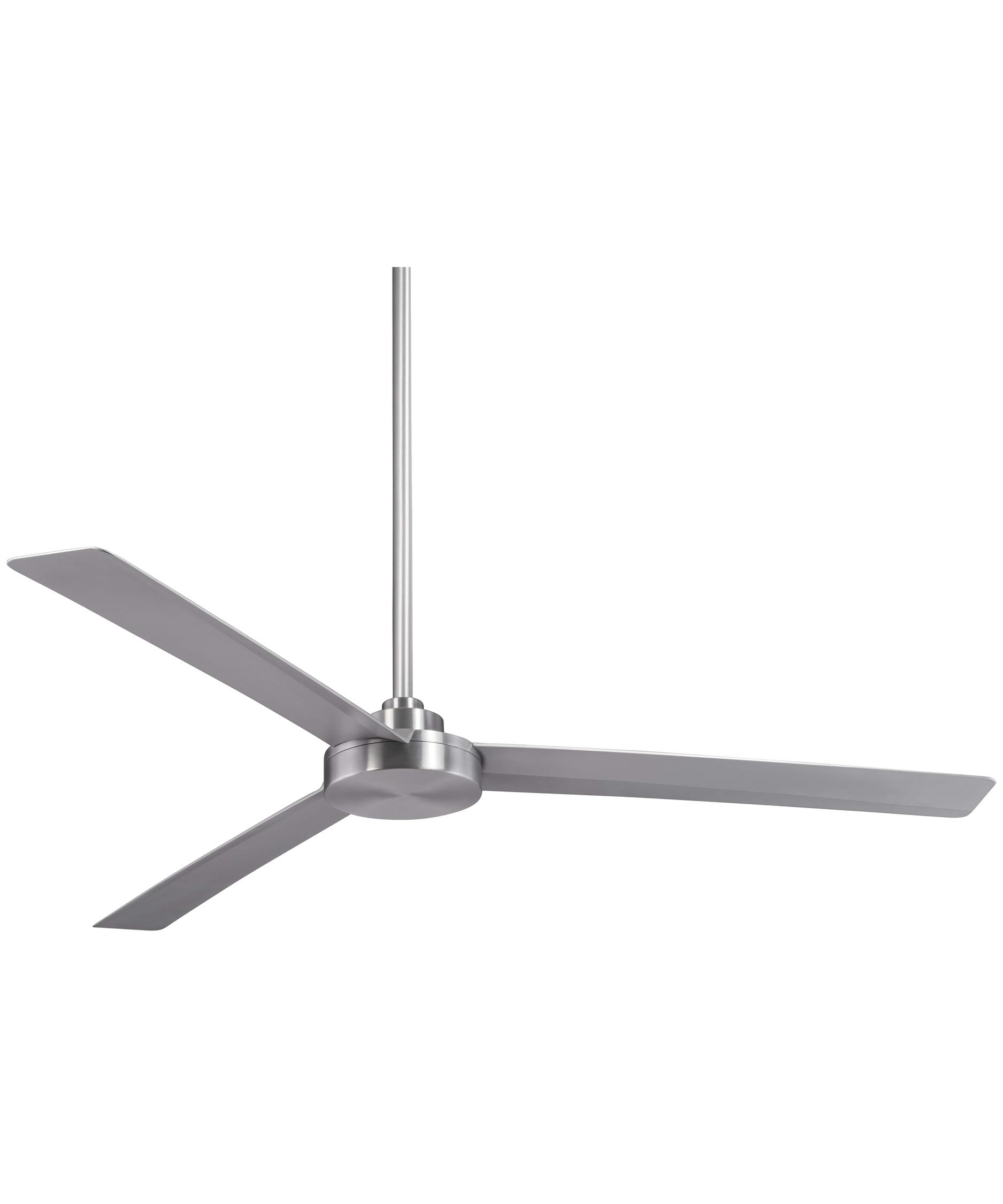 Minka Aire Roto 62 Inch 3 Blade Ceiling Fan Capitol Lighting 1 Shown In Brushed Aluminum Finish