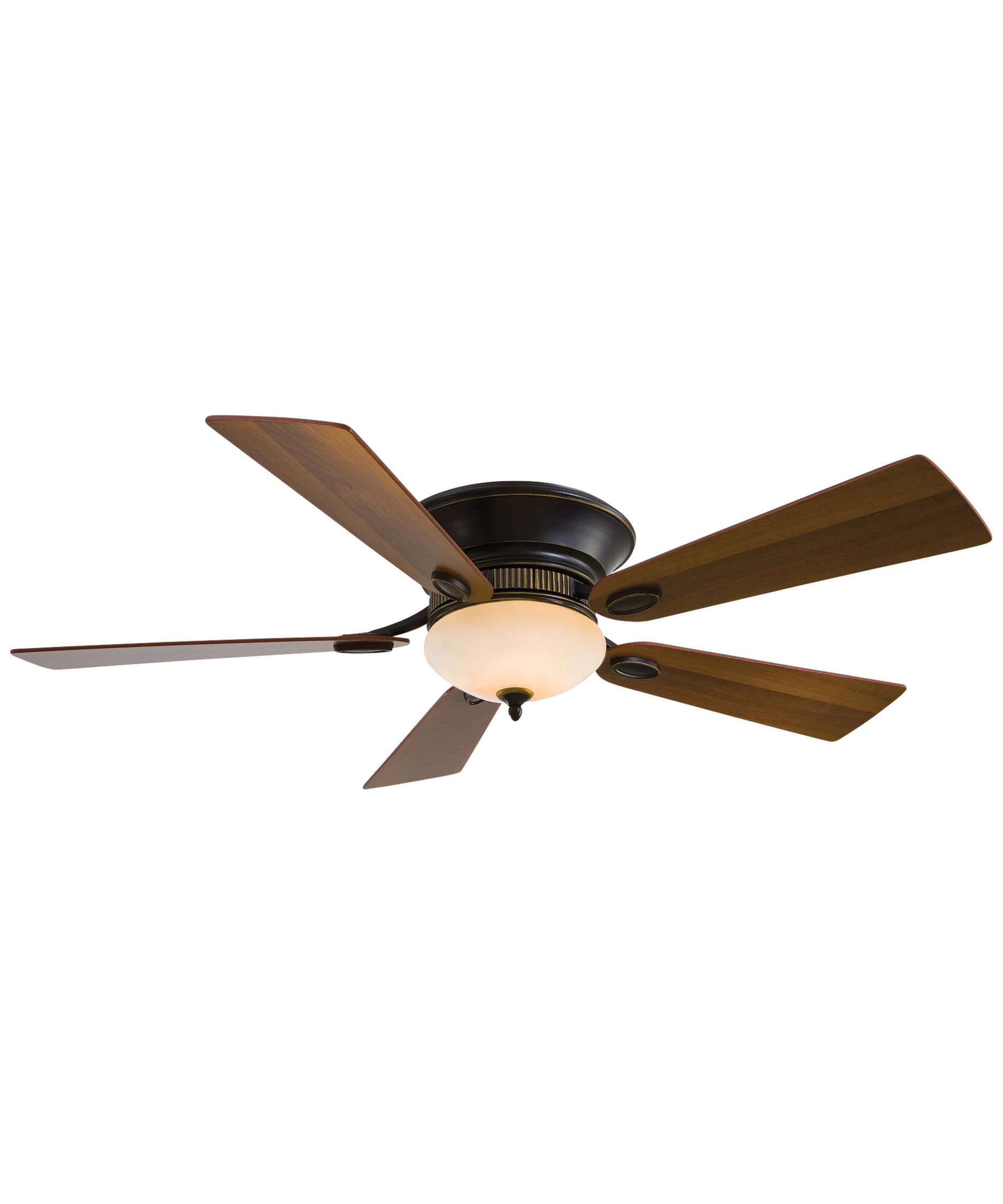 Flush Mount Ceiling Fans Hugger Delano Ii 52 Inch 5 Blade Flush Mount Fan