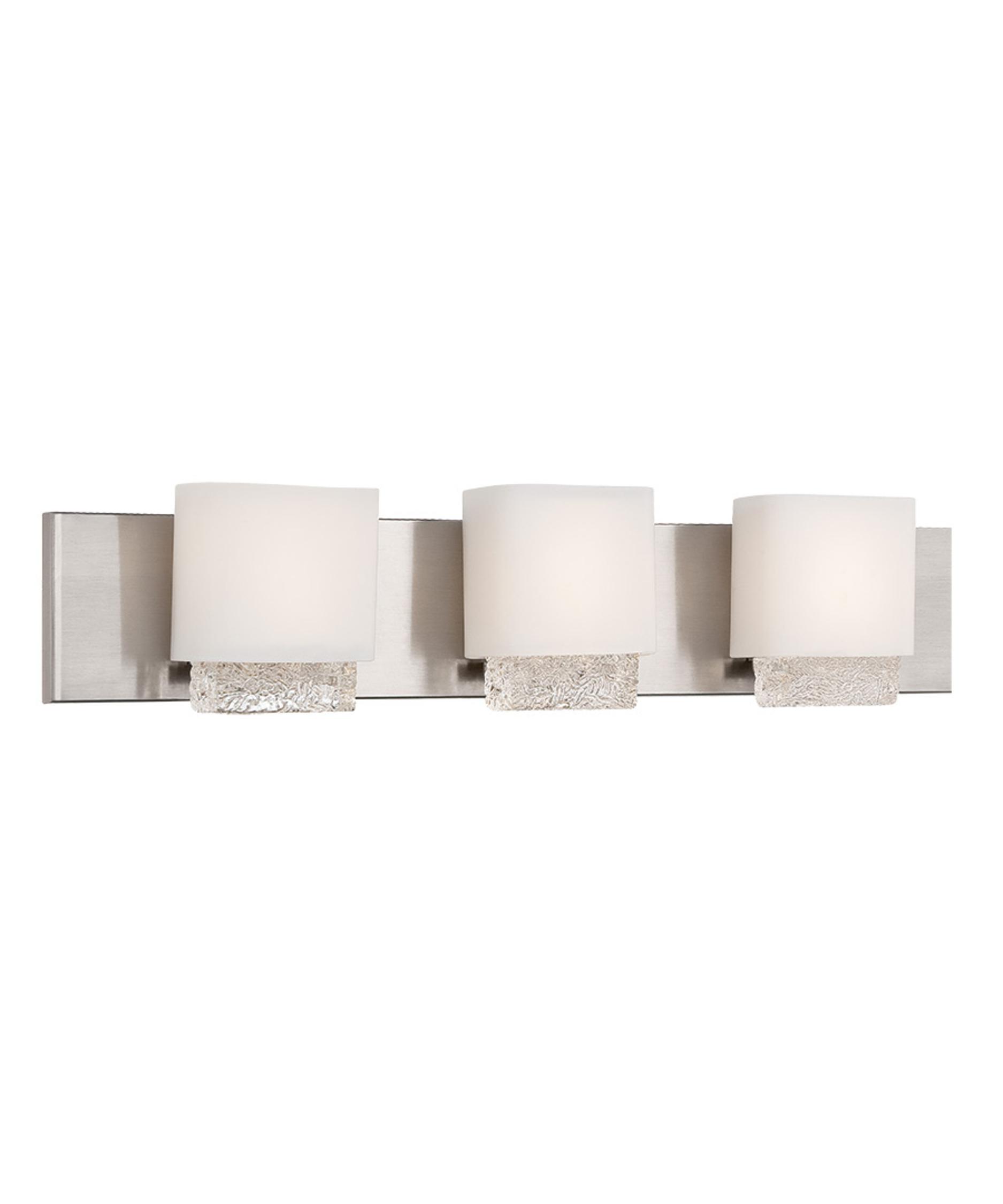 Modern Forms Ws Fusion Inch Wide Bath Vanity Light - Shown In Brushed Nickel Finish And Mouth Blown Opal Glass modern forms ws fusion inch wide bath vanity light - shown in brushed nickel finish and mouth blown opal glass