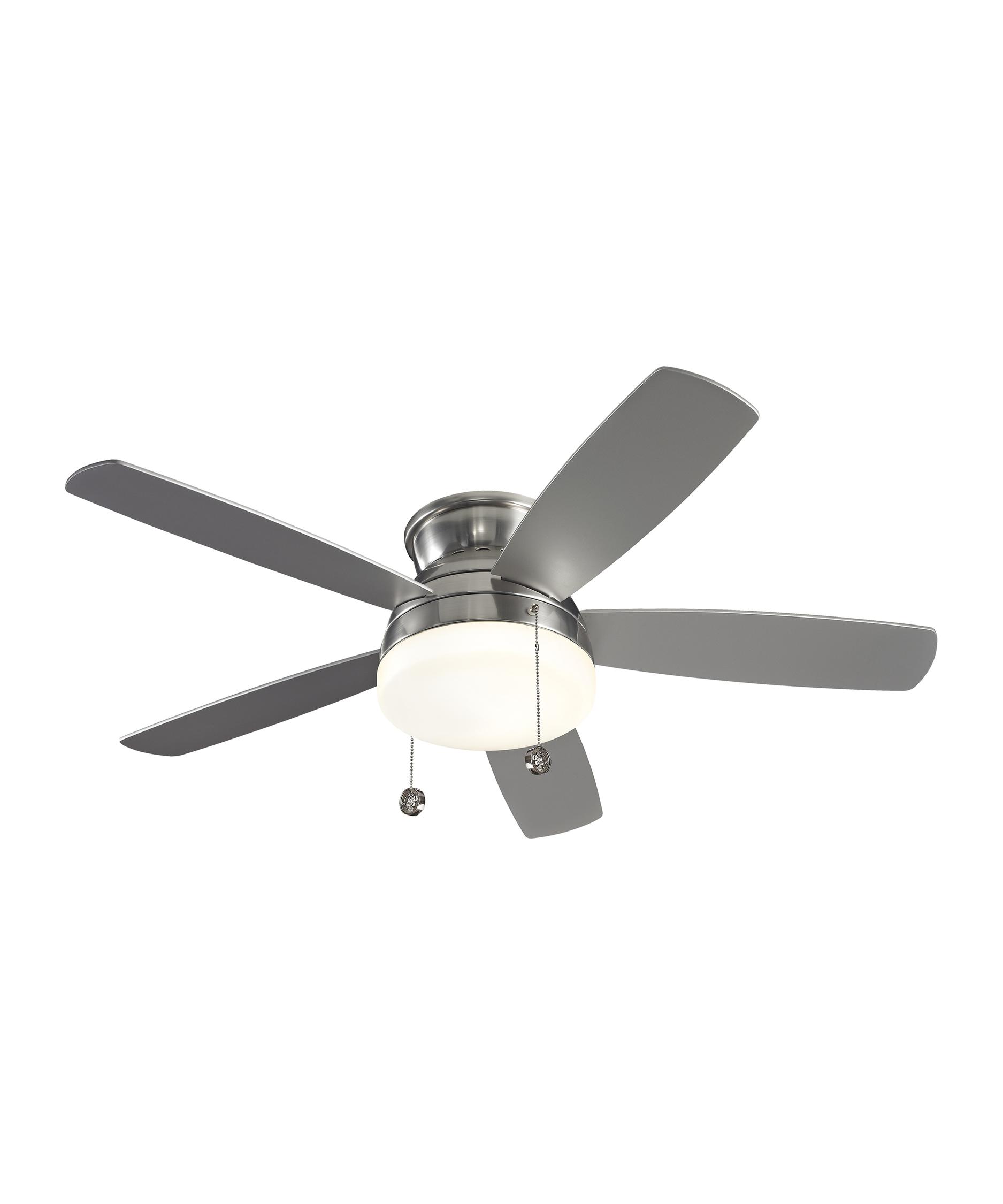 Flush Mount Ceiling Fans Hugger Traverse 52 Inch 5 Blade Flush Mount Fan